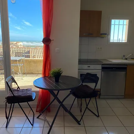 T3 Vue Et Plage, Avec Wifi Et Parking Hébergement de vacances Saint-Pierre-la-Mer (Aude)