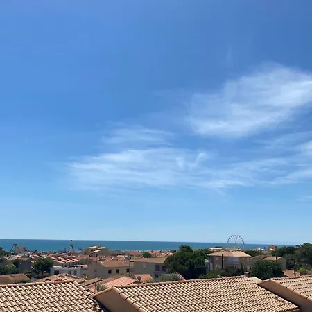T3 Vue Et Plage, Avec Wifi Et Parking Ferienhaus *