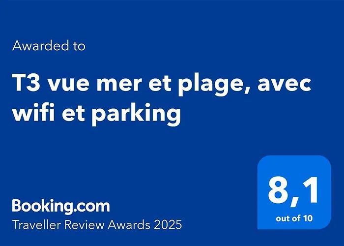 T3 Vue Et Plage, Avec Wifi Et Parking Dom wakacyjny Saint-Pierre-la-Mer (Aude)